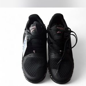 Reebok Black and Pink Athletic Shoes